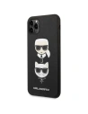Hurtownia GSM - Etui Karl Lagerfeld KLHCN65SAKICKCBK Apple iPhone 11 Pro Max czarny/black hardcase Saffiano Ikonik Karl&Choupette Head - KLD1221 - {ean13} - Hurt