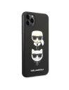 Hurtownia GSM - Etui Karl Lagerfeld KLHCN65SAKICKCBK Apple iPhone 11 Pro Max czarny/black hardcase Saffiano Ikonik Karl&Choupette Head - KLD1221 - {ean13} - Hurt