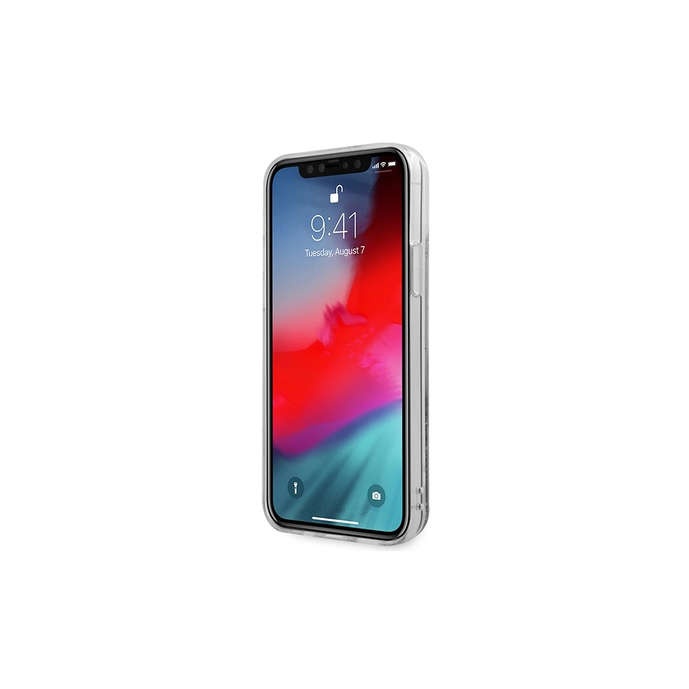 Hurtownia GSM - Etui Karl Lagerfeld KLHCP12MGCFS Apple iPhone 12/12 Pro ezüst/silver hardcase Liquid Glitter Choupette Fun - KLD1222 - {ean13} - Hurt