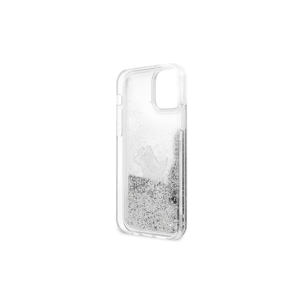 Hurtownia GSM - Case Karl Lagerfeld KLHCP12MGCFS Apple iPhone 12/12 Pro silber/silver hardcase Liquid Glitter Choupette Fun - KLD1222 - {ean13} - Hurt