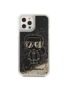 Wholesale Karl Lagerfeld KLHCP12MLGGKBK Apple iPhone 12/12 Pro black hardcase Liquid Glitter Gatsby - KLD1223 - {ean13} - Hurt