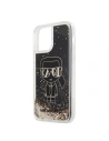 Wholesale Karl Lagerfeld KLHCP12MLGGKBK Apple iPhone 12/12 Pro black hardcase Liquid Glitter Gatsby - KLD1223 - {ean13} - Hurt