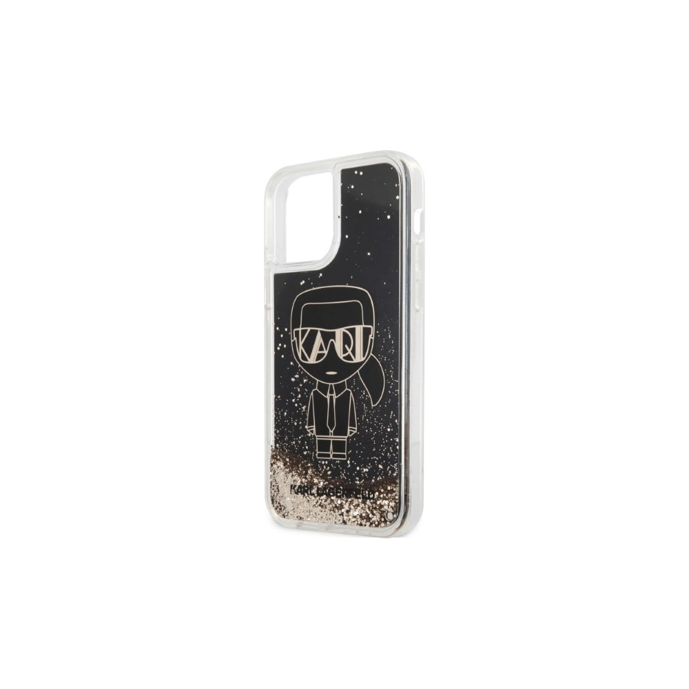 Wholesale Karl Lagerfeld KLHCP12MLGGKBK Apple iPhone 12/12 Pro black hardcase Liquid Glitter Gatsby - KLD1223 - {ean13} - Hurt