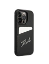 Hurtownia GSM - Case Karl Lagerfeld KLHCP14LCSSK Apple iPhone 14 Pro Hardcase schwarz/black Signature Logo Kartenfach - KLD1224 - {ean13} - Hurt