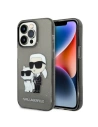Etui Karl Lagerfeld KLHCP14LHNKCTGK Apple iPhone 14 Pro černý/black hardcase IML GLIT NFT Karl&Choupette