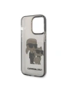 Wholesale Karl Lagerfeld KLHCP14LHNKCTGK Apple iPhone 14 Pro black hardcase IML GLIT NFT Karl&Choupette - KLD1227 - {ean13} - Hurt