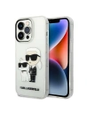 Hurtownia GSM - Etui Karl Lagerfeld KLHCP14LHNKCTGT Apple iPhone 14 Pro transparentní tvrdý obal IML GLIT NFT Karl&Choupette - KLD1228 - {ean13} - Hurt
