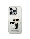 Hurtownia GSM - Etui Karl Lagerfeld KLHCP14LHNKCTGT Apple iPhone 14 Pro transparentní tvrdý obal IML GLIT NFT Karl&Choupette - KLD1228 - {ean13} - Hurt
