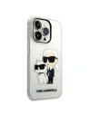 Hurtownia GSM - Etui Karl Lagerfeld KLHCP14LHNKCTGT Apple iPhone 14 Pro transparentní tvrdý obal IML GLIT NFT Karl&Choupette - KLD1228 - {ean13} - Hurt