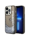 Etui Karl Lagerfeld KLHCP14LLCKVK Apple iPhone 14 Pro černý/black hardcase Liquid Glitter Elong