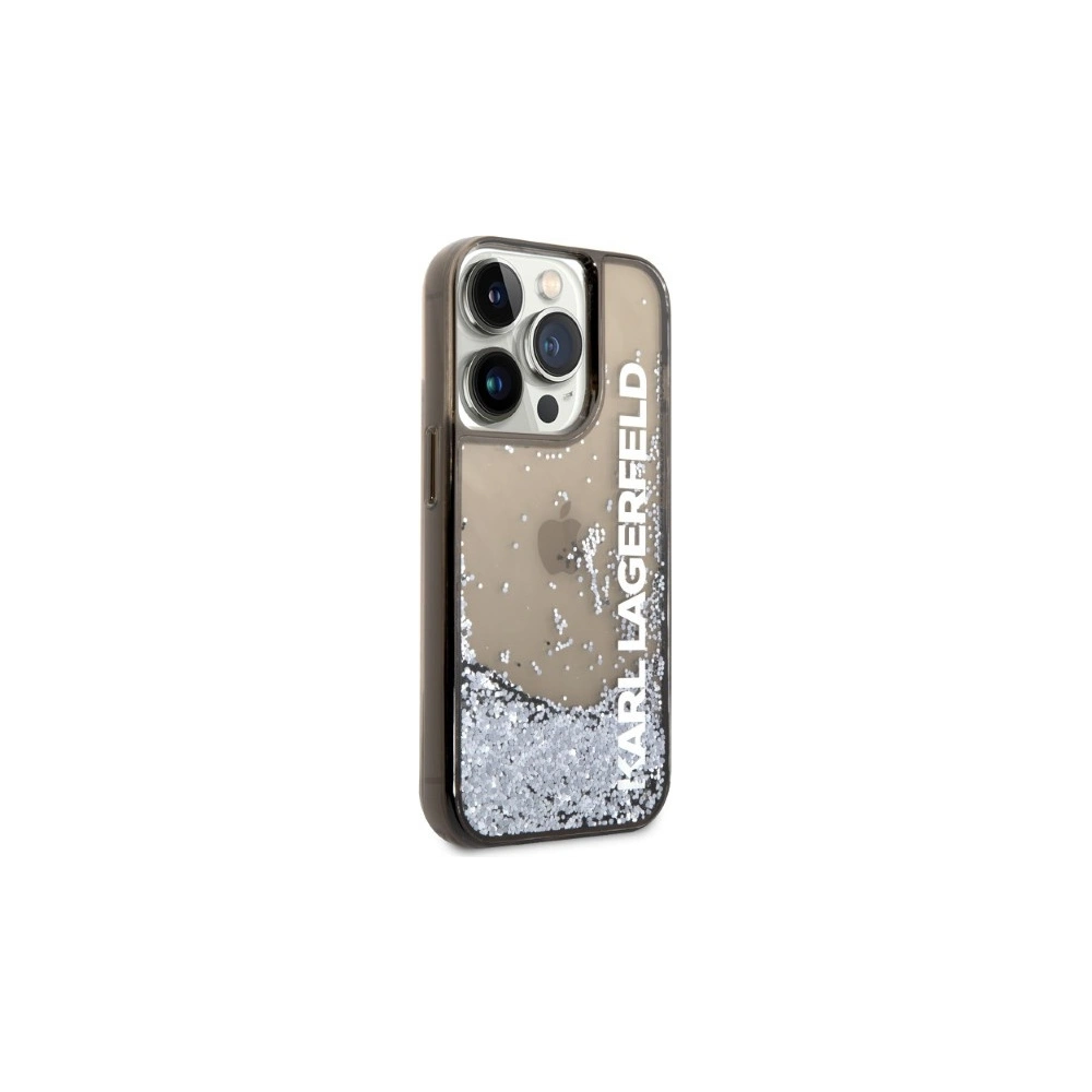 Hurtownia GSM - Etui Karl Lagerfeld KLHCP14LLCKVK Apple iPhone 14 Pro černý/black hardcase Liquid Glitter Elong - KLD1229 - {ean13} - Hurt