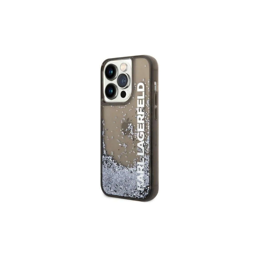 Hurtownia GSM - Etui Karl Lagerfeld KLHCP14LLCKVK Apple iPhone 14 Pro černý/black hardcase Liquid Glitter Elong - KLD1229 - {ean13} - Hurt