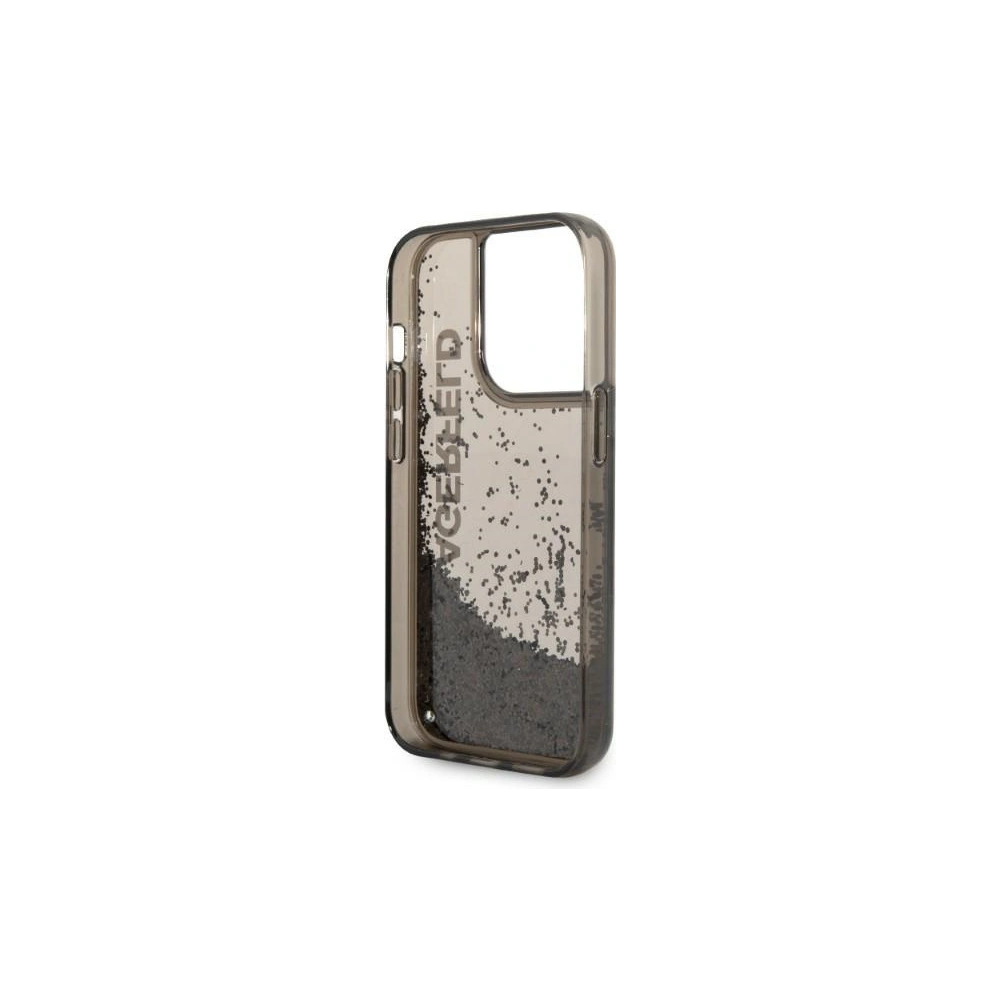 Hurtownia GSM - Etui Karl Lagerfeld KLHCP14LLCKVK Apple iPhone 14 Pro černý/black hardcase Liquid Glitter Elong - KLD1229 - {ean13} - Hurt