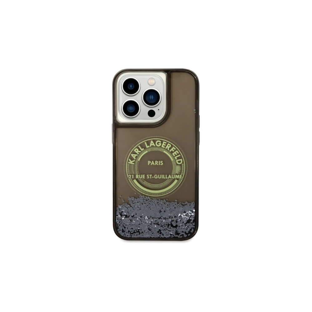 Hurtownia GSM - Case Karl Lagerfeld KLHCP14LLCRSGRK Apple iPhone 14 Pro schwarz/black hardcase Liquid Glitter RSG - KLD1230 - {ean13} - Hurt