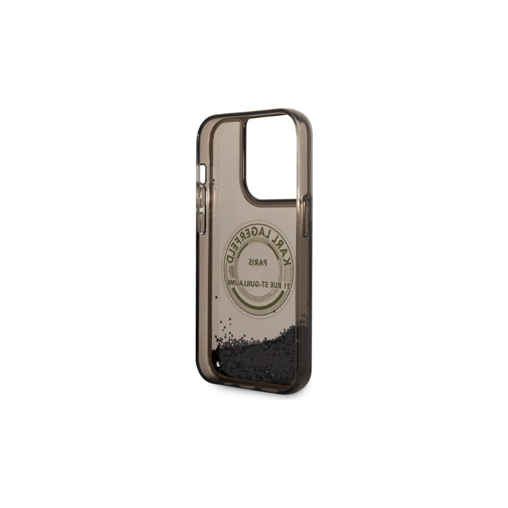 Hurtownia GSM - Case Karl Lagerfeld KLHCP14LLCRSGRK Apple iPhone 14 Pro schwarz/black hardcase Liquid Glitter RSG - KLD1230 - {ean13} - Hurt