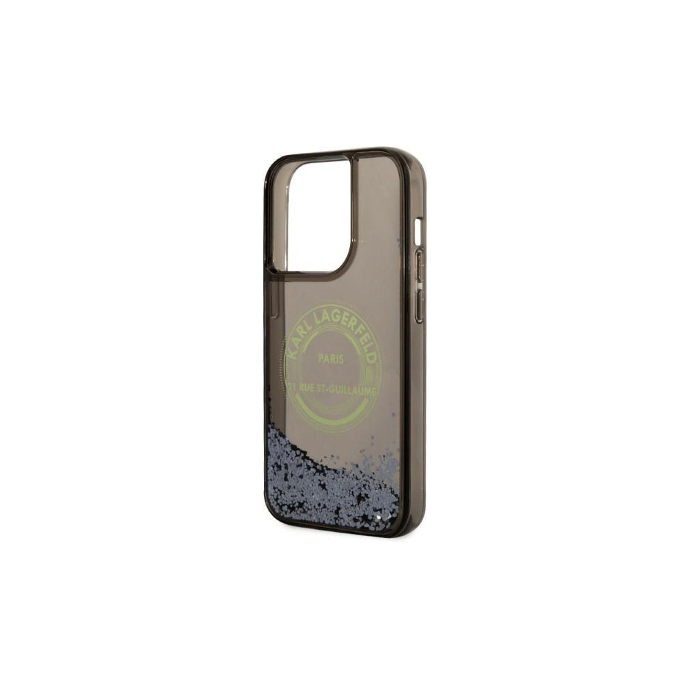 Hurtownia GSM - Case Karl Lagerfeld KLHCP14LLCRSGRK Apple iPhone 14 Pro schwarz/black hardcase Liquid Glitter RSG - KLD1230 - {ean13} - Hurt