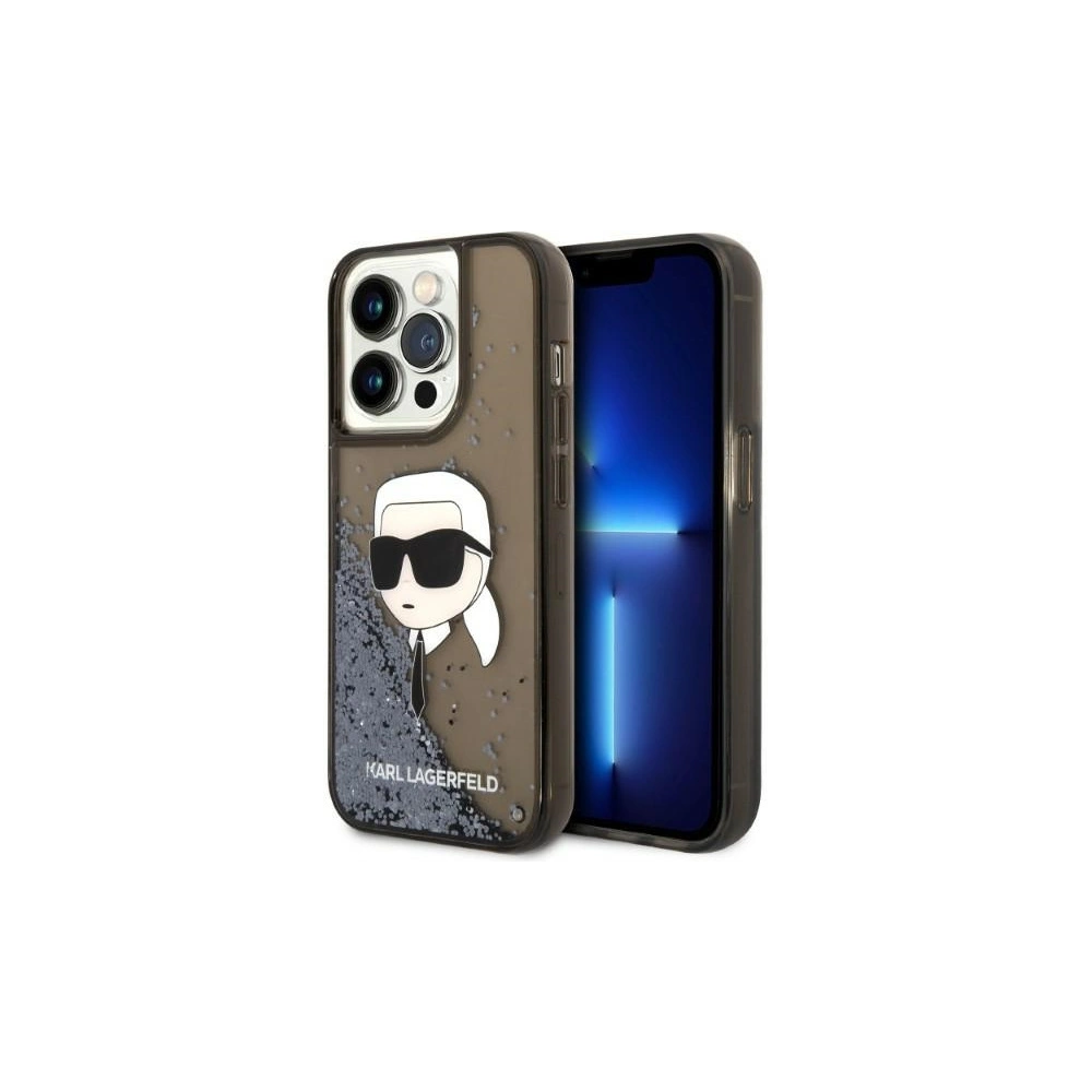 Hurtownia GSM - Etui Karl Lagerfeld KLHCP14LLNKHCK Apple iPhone 14 Pro černý/black hardcase Glitter NFT Karl Head - KLD1231 - {ean13} - Hurt
