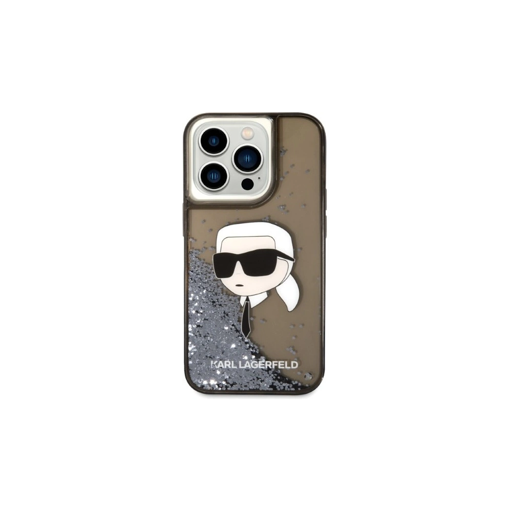 Hurtownia GSM - Etui Karl Lagerfeld KLHCP14LLNKHCK Apple iPhone 14 Pro černý/black hardcase Glitter NFT Karl Head - KLD1231 - {ean13} - Hurt