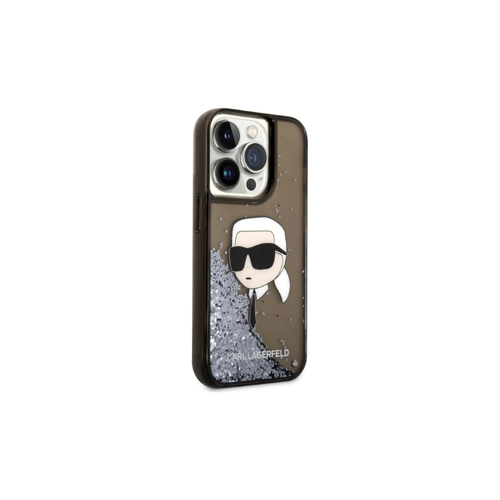 Hurtownia GSM - Etui Karl Lagerfeld KLHCP14LLNKHCK Apple iPhone 14 Pro černý/black hardcase Glitter NFT Karl Head - KLD1231 - {ean13} - Hurt