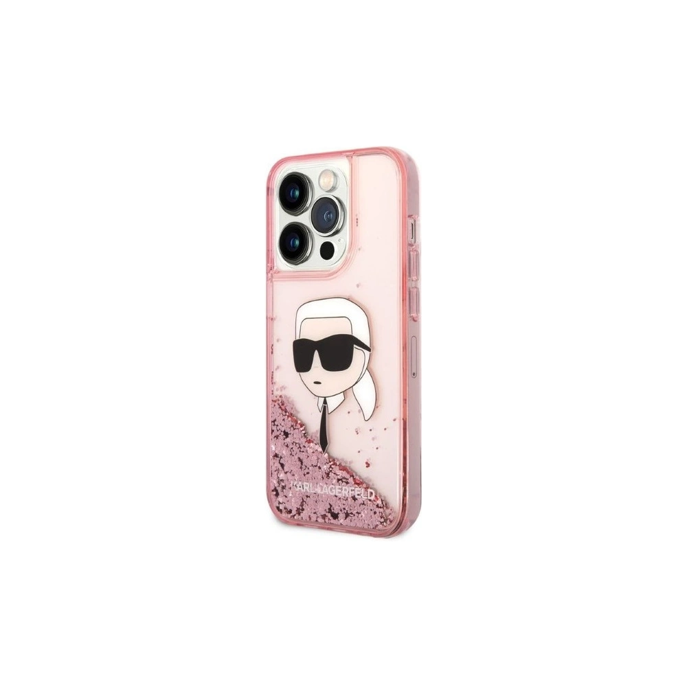 Hurtownia GSM - Case Karl Lagerfeld KLHCP14LLNKHCP Apple iPhone 14 Pro rosa/pink Hardcase Glitter NFT Karl Head - KLD1232 - {ean13} - Hurt