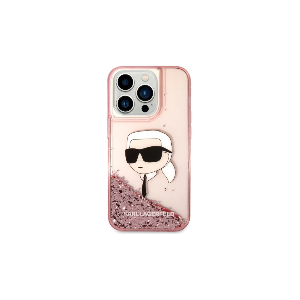 Hurtownia GSM - Case Karl Lagerfeld KLHCP14LLNKHCP Apple iPhone 14 Pro rosa/pink Hardcase Glitter NFT Karl Head - KLD1232 - {ean13} - Hurt