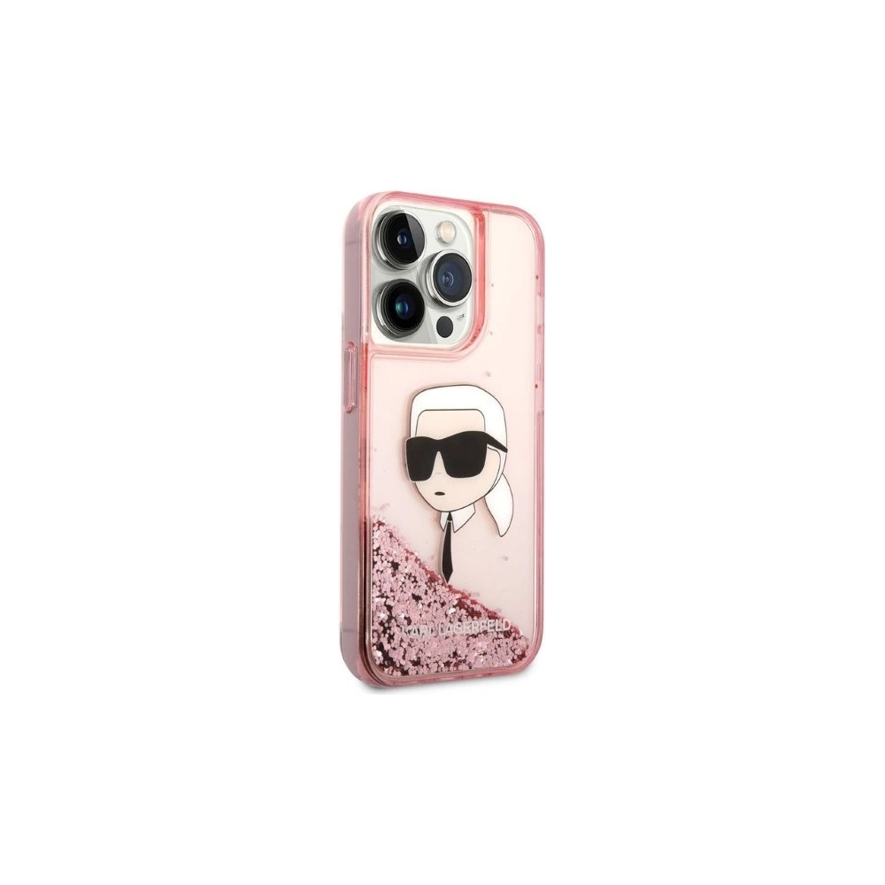 Hurtownia GSM - Case Karl Lagerfeld KLHCP14LLNKHCP Apple iPhone 14 Pro rosa/pink Hardcase Glitter NFT Karl Head - KLD1232 - {ean13} - Hurt