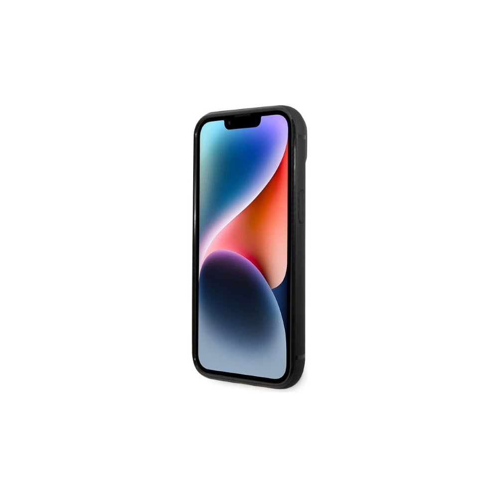 Hurtownia GSM - Case Karl Lagerfeld KLHCP14MCSSK Apple iPhone 14 Plus / 15 Plus Hardcase schwarz/black Signature Logo Kartensteckplatz - KLD1233 - {ean13} - Hurt