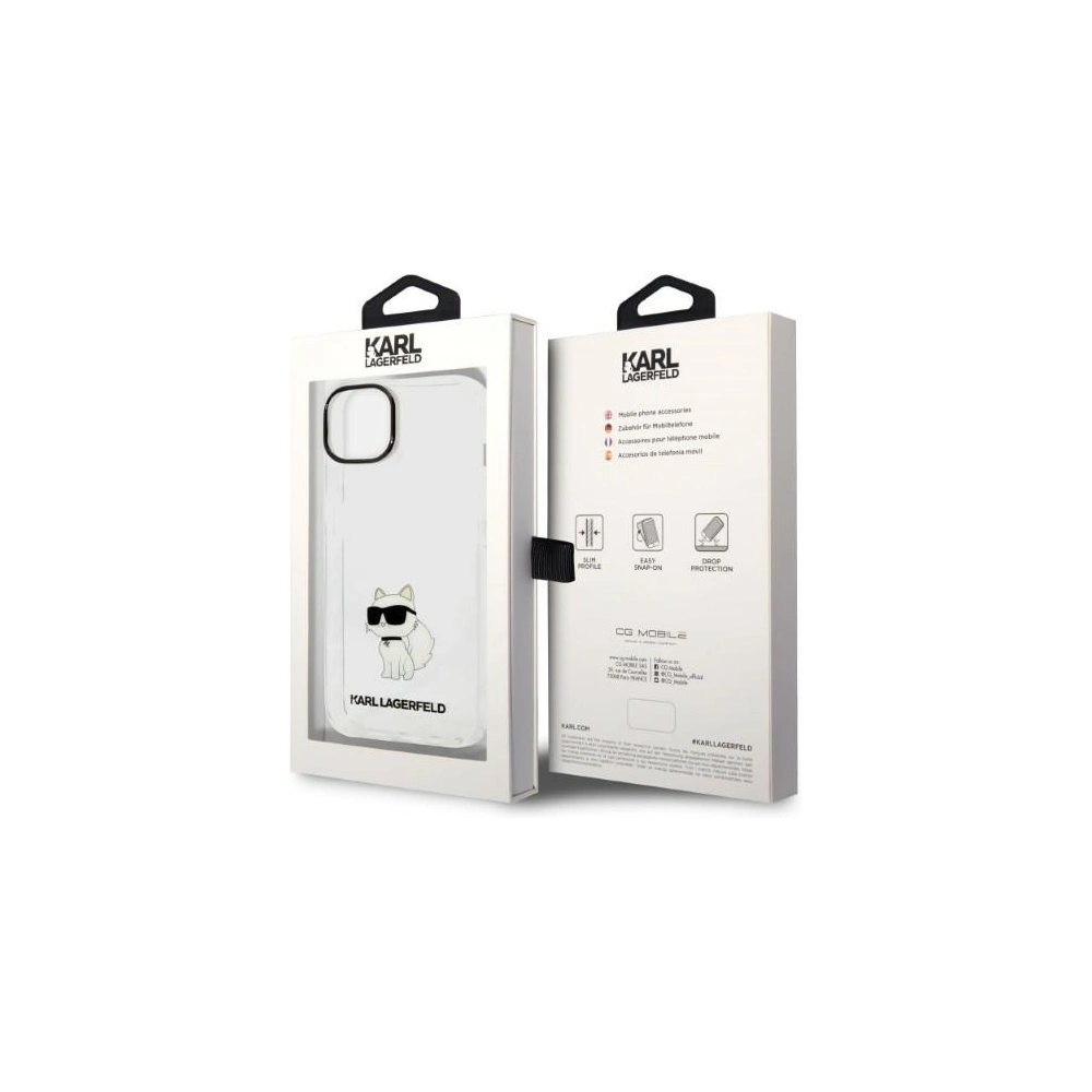 Hurtownia GSM - Case Karl Lagerfeld KLHCP14MHNCHTCT Apple iPhone 14 Plus / 15 Plus transparentes Hardcase IML NFT Choupette - KLD1234 - {ean13} - Hurt