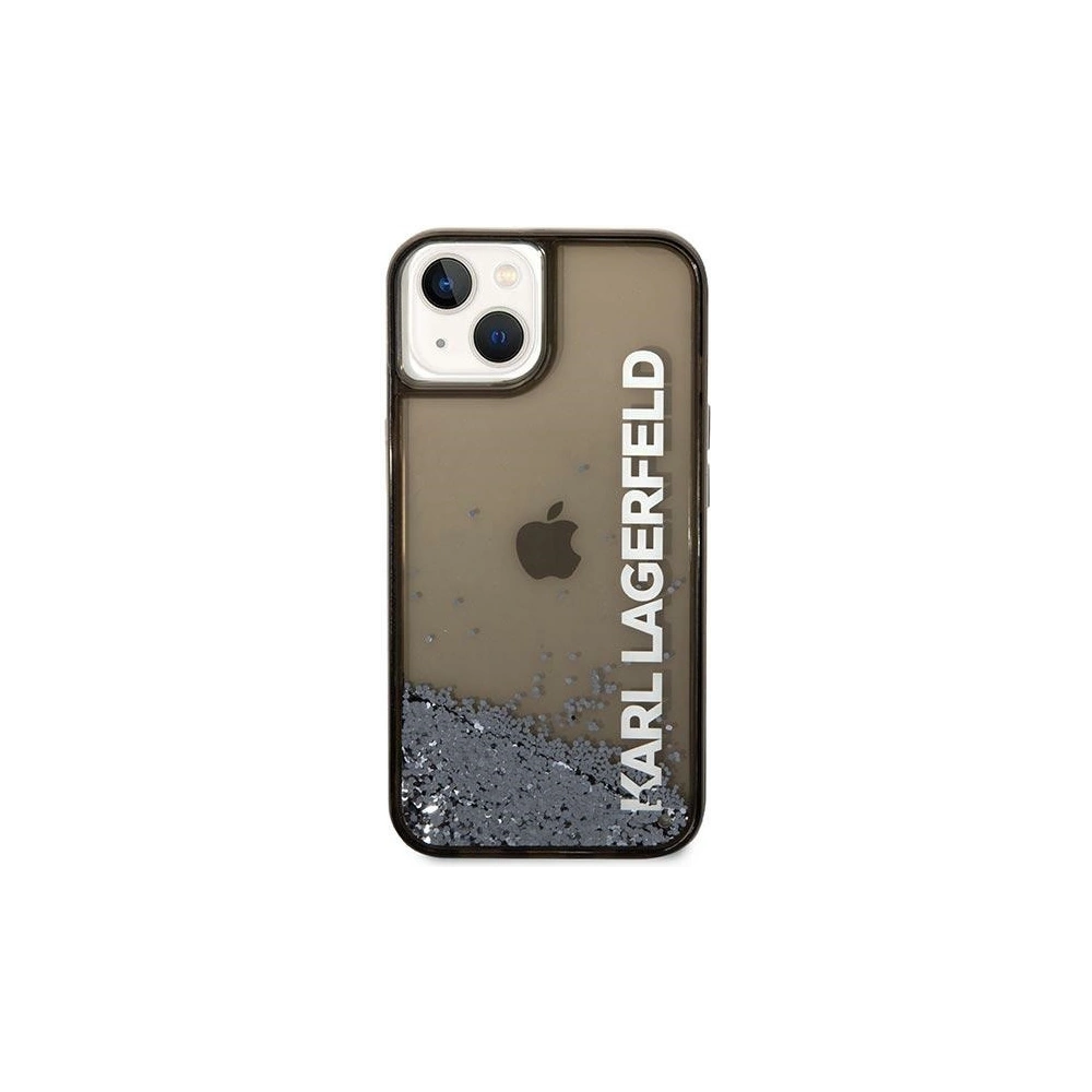 Hurtownia GSM - Case Karl Lagerfeld KLHCP14MLCKVK Apple iPhone 14 Plus / 15 Plus schwarz/black hardcase Liquid Glitter Elong - KLD1237 - {ean13} - Hurt