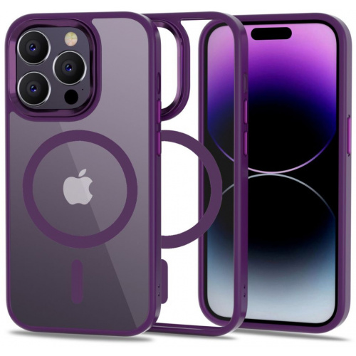 Tech-Protect Distributor - 9490713929988 - THP1538 - Tech-Protect Magmat MagSafe Apple iPhone 14 Pro Deep Purple/clear - B2B homescreen