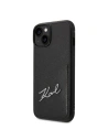 Hurtownia GSM - Etui Karl Lagerfeld KLHCP14SCSSK Apple iPhone 14 hardcase fekete/black Signature Logo Kártyafogó - KLD1239 - {ean13} - Hurt
