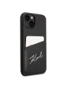 Hurtownia GSM - Etui Karl Lagerfeld KLHCP14SCSSK Apple iPhone 14 hardcase fekete/black Signature Logo Kártyafogó - KLD1239 - {ean13} - Hurt