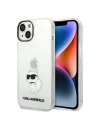 Etui Karl Lagerfeld KLHCP14SHNCHTCT Apple iPhone 14 carcasă transparentă hardcase IML NFT Choupette