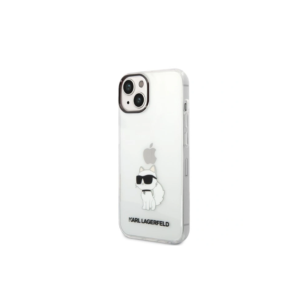 Hurtownia GSM - Etui Karl Lagerfeld KLHCP14SHNCHTCT Apple iPhone 14 transparentní tvrdý obal IML NFT Choupette - KLD1240 - {ean13} - Hurt