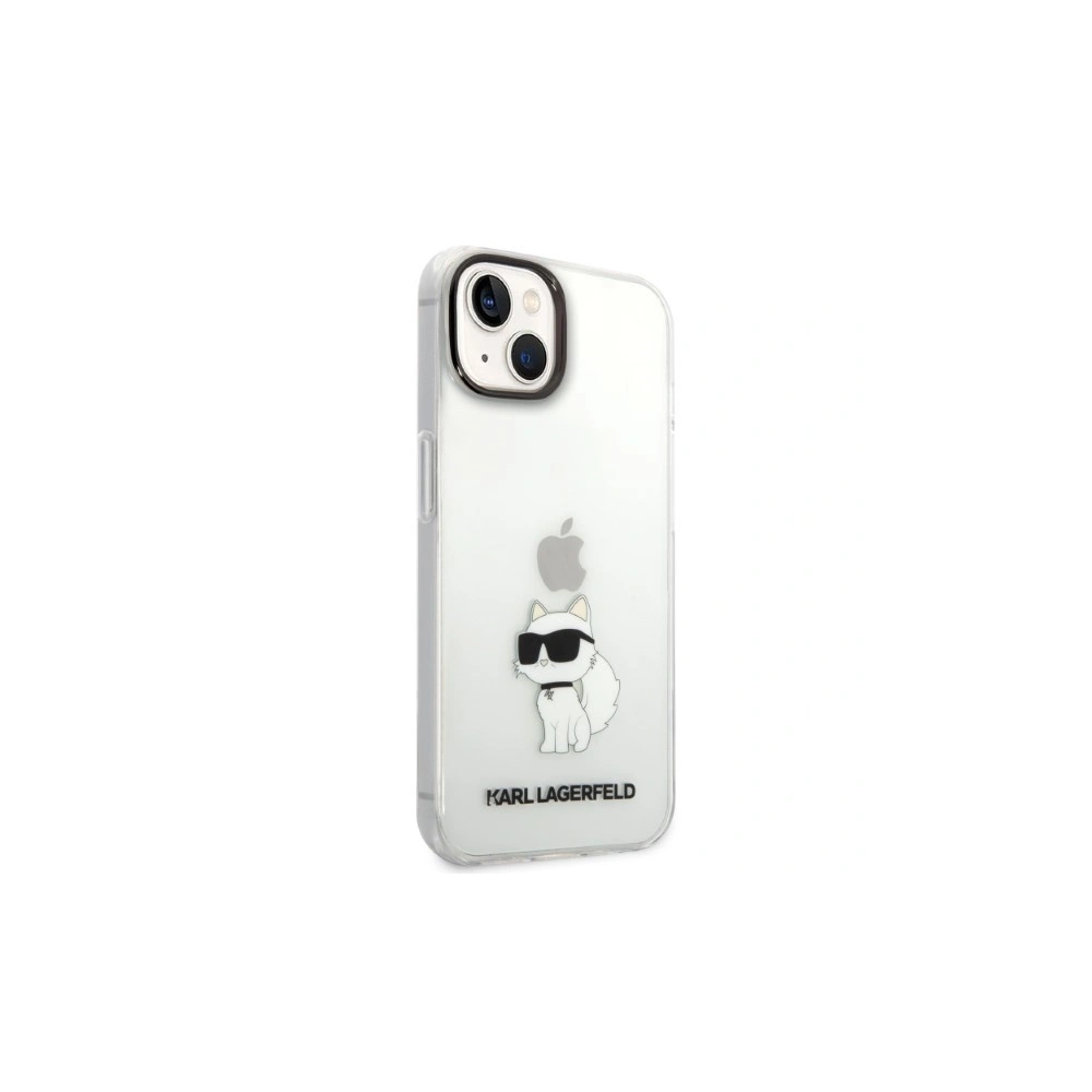 Hurtownia GSM - Etui Karl Lagerfeld KLHCP14SHNCHTCT Apple iPhone 14 transparentní tvrdý obal IML NFT Choupette - KLD1240 - {ean13} - Hurt