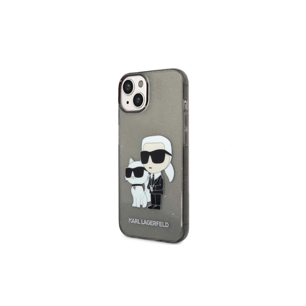 Hurtownia GSM - Etui Karl Lagerfeld KLHCP14SHNKCTGK Apple iPhone 14 černý/black hardcase IML GLIT NFT Karl&Choupette - KLD1241 - {ean13} - Hurt
