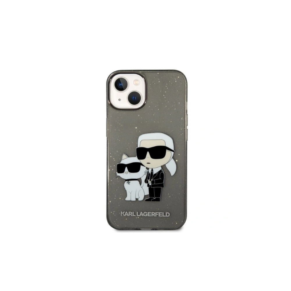 Hurtownia GSM - Etui Karl Lagerfeld KLHCP14SHNKCTGK Apple iPhone 14 černý/black hardcase IML GLIT NFT Karl&Choupette - KLD1241 - {ean13} - Hurt