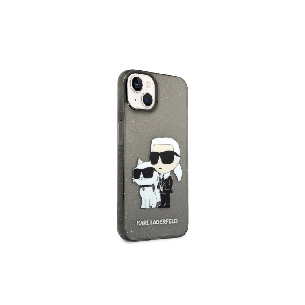 Hurtownia GSM - Etui Karl Lagerfeld KLHCP14SHNKCTGK Apple iPhone 14 černý/black hardcase IML GLIT NFT Karl&Choupette - KLD1241 - {ean13} - Hurt