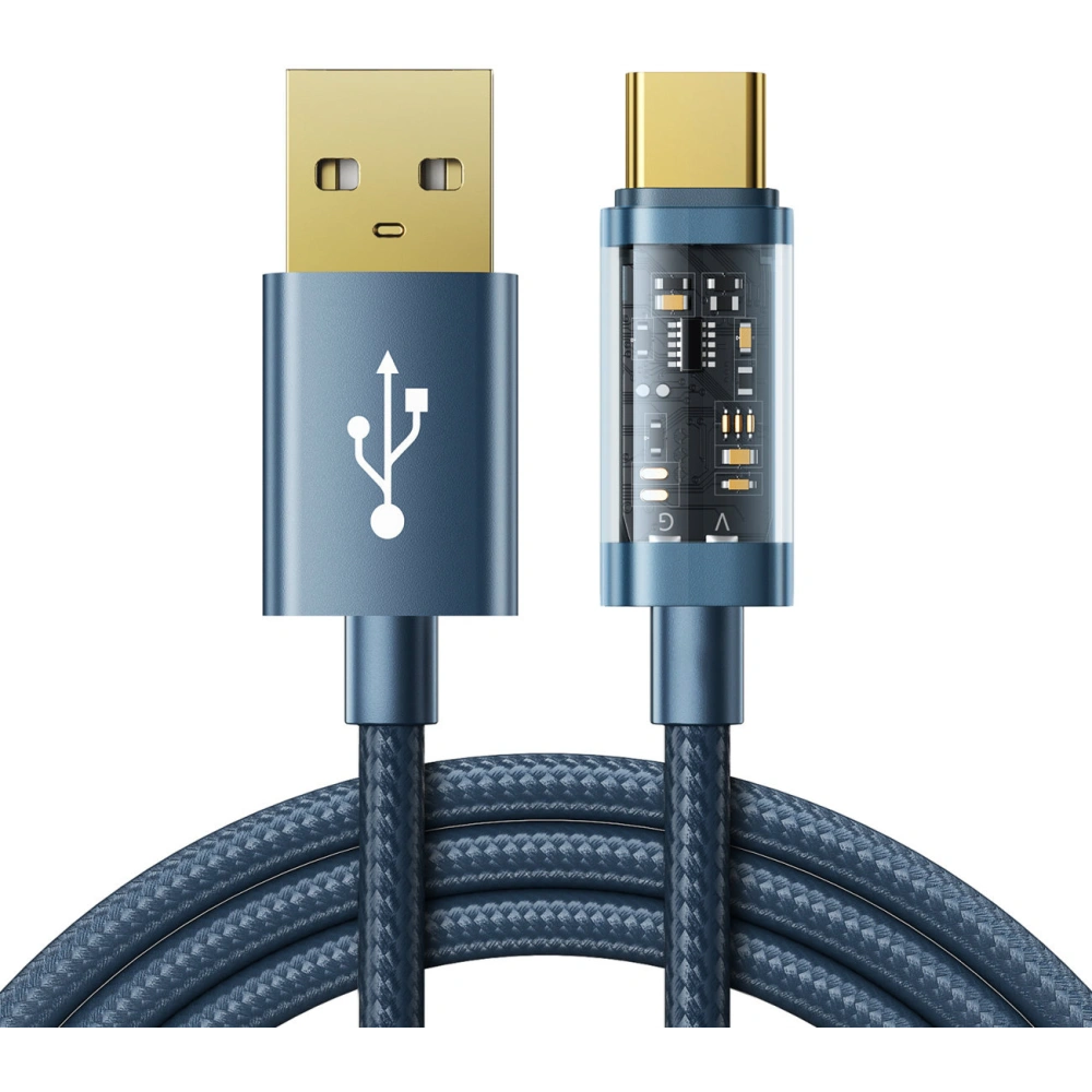 Hurtownia GSM - Kábel Joyroom USB/USB-C 3A 1,2m kék (S-UC027A12) - JYR467 - {ean13} - Hurt
