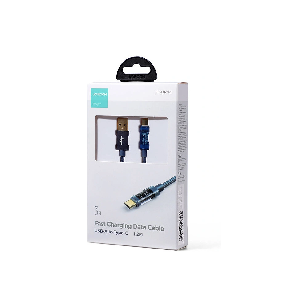 Hurtownia GSM - Kábel Joyroom USB/USB-C 3A 1,2m kék (S-UC027A12) - JYR467 - {ean13} - Hurt