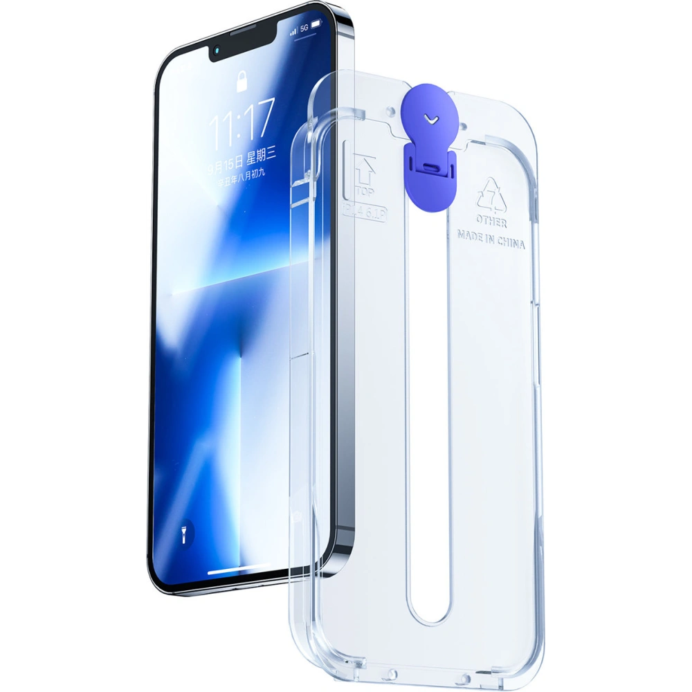 Hurtownia GSM - Tvrzené sklo Joyroom Knight Apple iPhone 14 Pro Max montážní sada průhledná (JR-H12) - JYR479 - {ean13} - Hurt