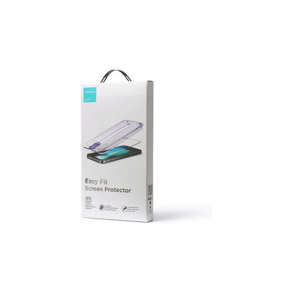Hurtownia GSM - Tvrzené sklo Joyroom Knight Apple iPhone 14 Pro Max montážní sada průhledná (JR-H12) - JYR479 - {ean13} - Hurt