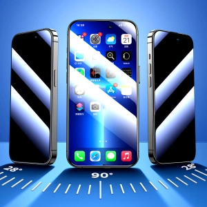 Szkło prywatyzujące Joyroom Knight 2,5D Privacy TG Apple iPhone 14 Anti-Spy przezroczysty (JR-P01)