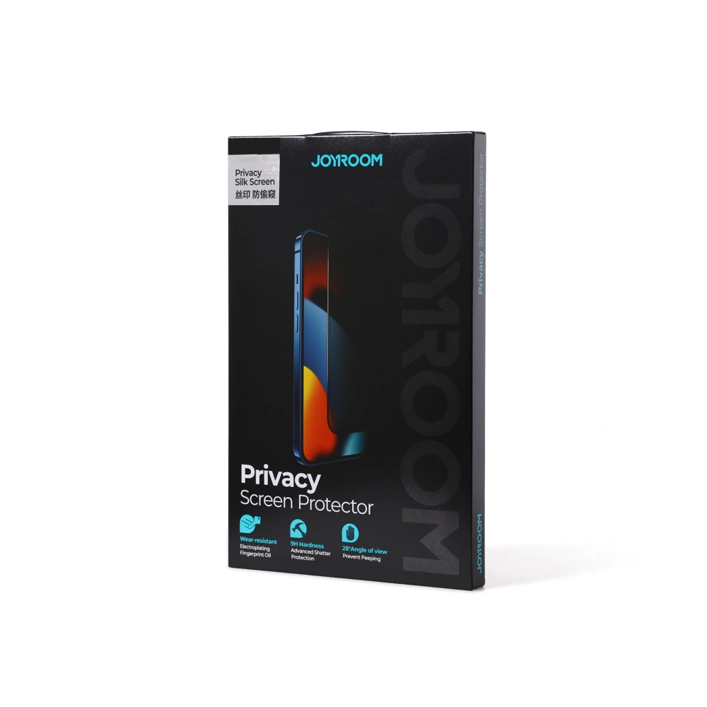 Wholesale Joyroom Knight Glass 2,5D Privacy TG Apple iPhone 14 Pro Anti-Spy clear (JR-P02) - JYR481 - {ean13} - Hurt
