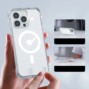 Etui Joyroom Magnetic Defender MagSafe Apple iPhone 14 przezroczysty