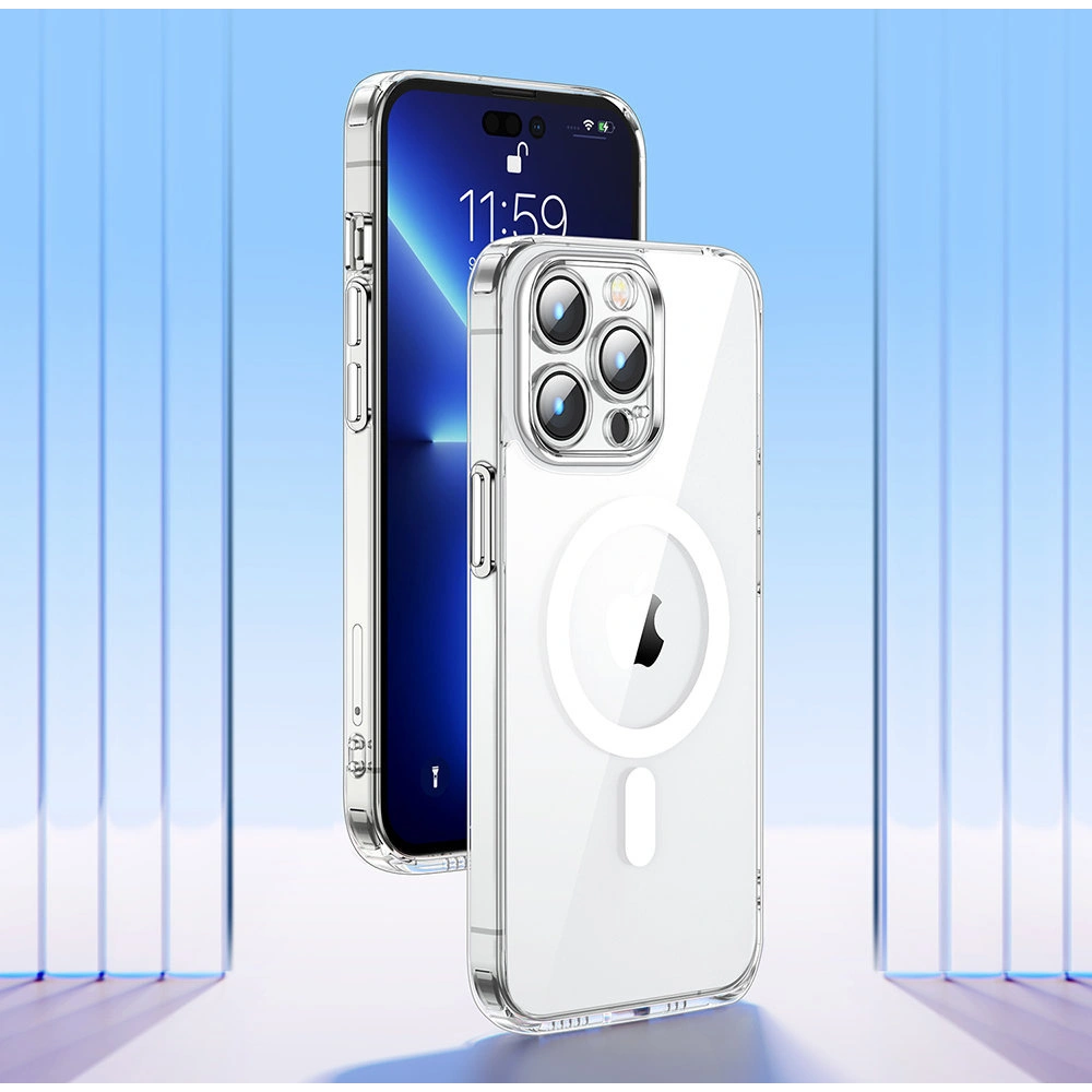 Wholesale Joyroom 14D Magnetic Case MagSafe Apple iPhone 14 clear (JR-14D5) - JYR504 - {ean13} - Hurt