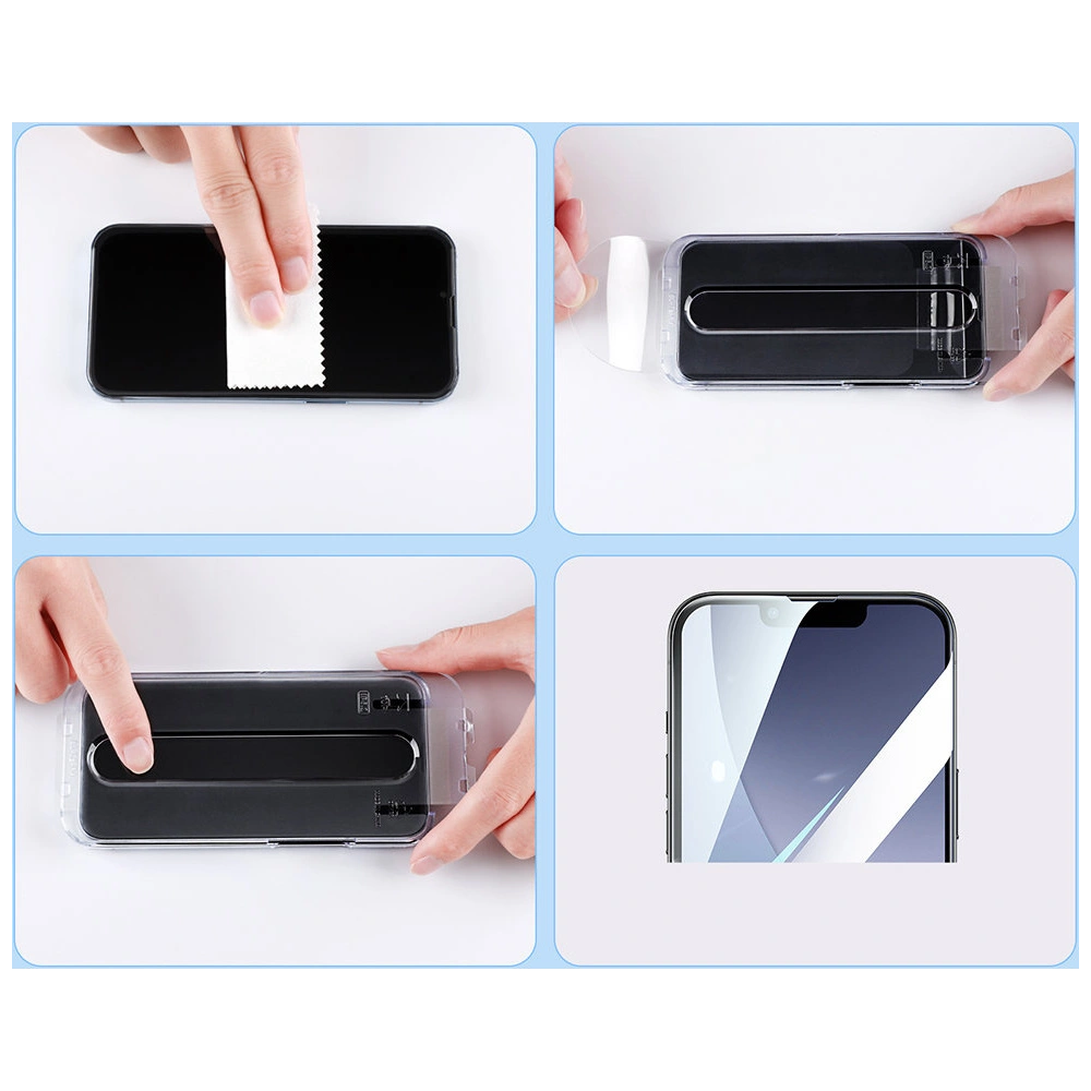 Hurtownia GSM - Edzett üveg Joyroom Easy Fit Full Screen Apple iPhone 14 Pro keret (JR-DH10) - JYR517 - {ean13} - Hurt