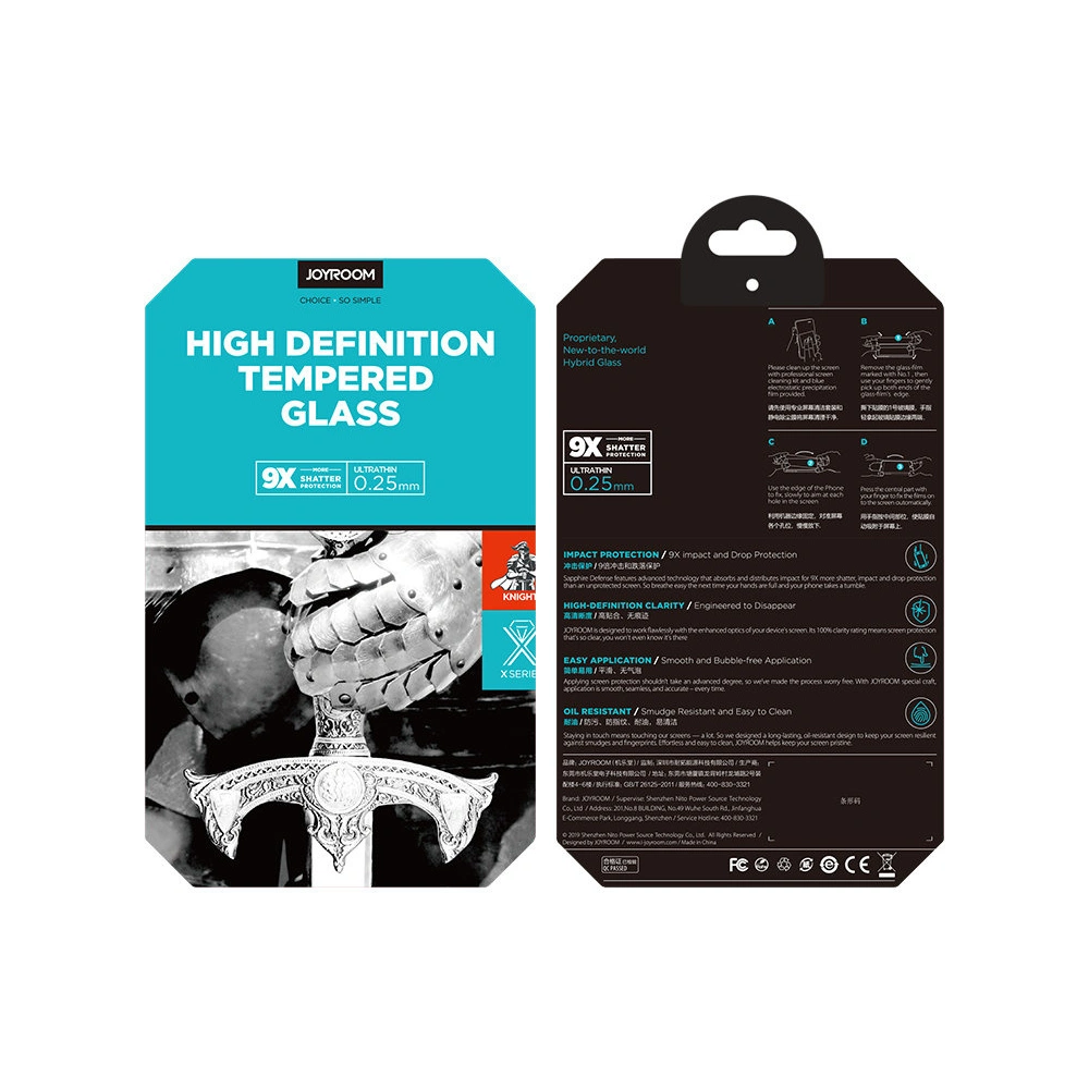 Hurtownia GSM - Gehärtetes Glas Joyroom 2,5D Full Screen Apple iPhone 11 - JYR521 - {ean13} - Hurt