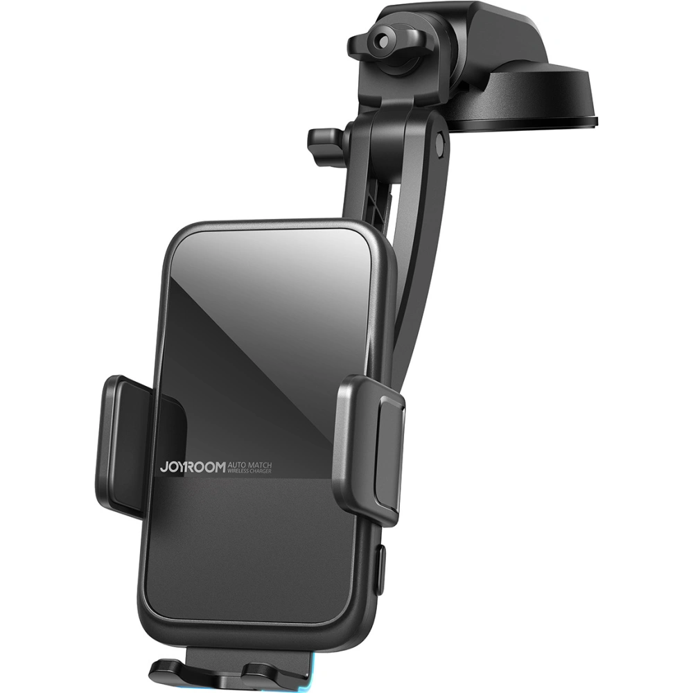 Hurtownia GSM - Ușă de mașină automată cu încărcător wireless Joyroom 15W Qi pentru parbriz, tabloul de bord, negru (JR-ZS298 dash) - JYR522 - {ean13} - Hurt
