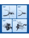 Hurtownia GSM - Automatischer Auto-Halter mit kabellosem Ladegerät Joyroom 15W Qi für Windschutzscheibe Cockpit Armaturenbrett schwarz (JR-ZS298 dash) - JYR522 - {ean13} - Hurt